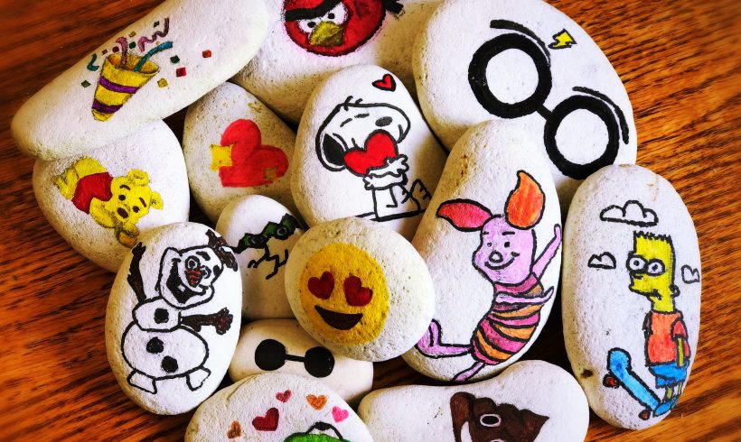 Colourful stones in support of Music for my Mind Colourful stones in support of Music for my Mind